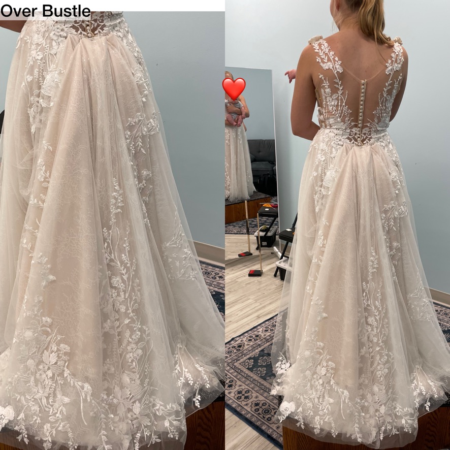 Bridal gown detail