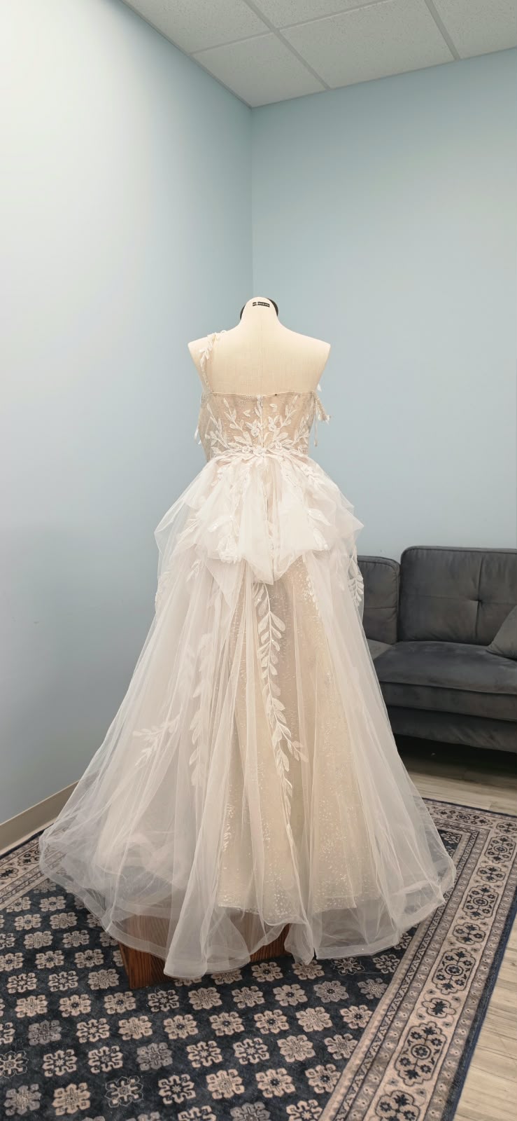 Bridal gown detail