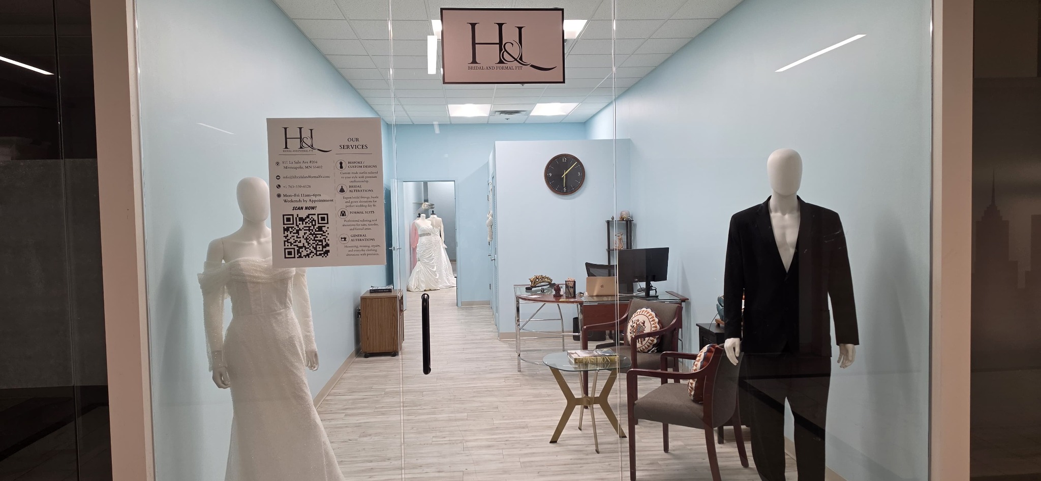 H&L Bridal storefront
